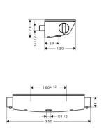 Hansgrohe Ecostat Select termosztátos zuhanycsaptelep króm/fehér 13161 400