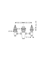 Hansgrohe alaptest 3-lyukú kádcsaptelephez 13233180