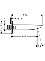 Hansgrohe Puravida kádtöltő fehér 15412400