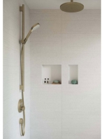 Hansgrohe ShowerSelect S termosztátos csaptelep 2 fogyasztóhoz, szálcsiszolt bronz 15743140