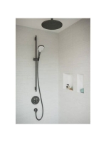 Hansgrohe ShowerSelect S termosztátos csaptelep, szálcsiszolt fekete króm 15743340