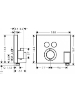 Hansgrohe ShowerSelect termosztát csaptelep 15765000