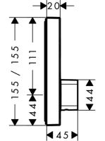 Hansgrohe ShowerSelect csaptelep 15767000