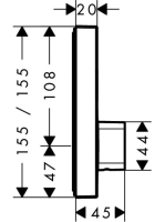 Hansgrohe ShowerSelect csaptelep 15768000
