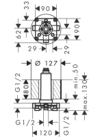 Hansgrohe Rainmaker Select alaptest 24010180