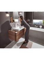 Hansgrohe Pulsify Select S Kézizuhany 105, 3 jet Activation matt fehér 24100700