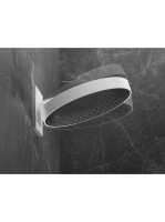 Hansgrohe Rainfinity 360 1jet, matt fekete fejzuhany fali csatlakozóval 26230670