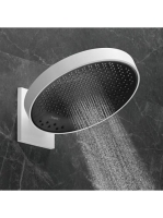 Hansgrohe Rainfinity 360 3jet, matt fehér fejzuhany fali csatlakozással 26234700