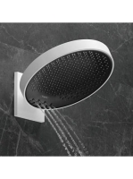 Hansgrohe Rainfinity 360 3jet, matt fehér fejzuhany fali csatlakozással 26234700