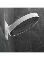 Hansgrohe Rainfinity 360 3jet, matt fehér fejzuhany fali csatlakozással 26234700
