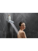 Hansgrohe Rainfinity 1jet Vállzuhany 500 üveg zuhanypolccal, matt fehér / grafit 26243700