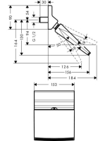 Hansgrohe Raindance Rainfall 150 1jet króm fejzuhany 26442000