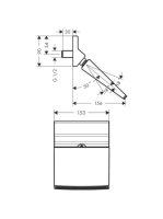 Hansgrohe Raindance Rainfall 150 Stream 1jet króm fejzuhany 26443000