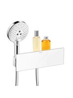 Hansgrohe Fixfit 300 beépített zuhanytartóval Króm/Fehér 26456400