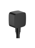 Hansgrohe Fixfit fali csatlakozás visszafolyásgátlóval, matt fekete 26457670