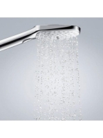 Hansgrohe Raindance Select E 3 funkciós kézizuhany tartóval és 125 cm-es zuhanytömlővel króm 26700000