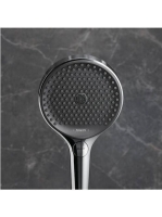 Hansgrohe Rainfinity 130 3jet szálcsiszolt fekete/króm kézizuhany 26864340