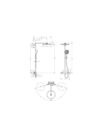 Hansgrohe Raindance S 300 1jet króm zuhanyrendszer 27114000