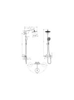 Hansgrohe Raindance S 240 1jet Zuhanyrendszer Ecosmart 27116000