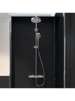 Hansgrohe Croma Select S 180 2jet Zuhanyrendszer Ecosmart króm/fehér 27254400