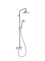 Hansgrohe Croma Select S 180 2jet fehér/króm zuhanyrendszer 27255400