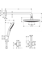 Hansgrohe Raindance Select S zuhanyszett 27297000