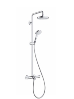 Hansgrohe Croma Select S 180 2jet fehér/króm zuhanyrendszer 27351400
