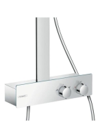 Hansgrohe Raindance E 300 zuhanyrendszer termosztátos csapteleppel EcoSmart króm 27362000