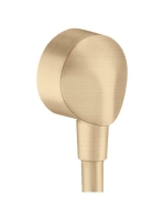 Hansgrohe Fixfit fali szálcsiszolt bronz csatlakozó 27454140