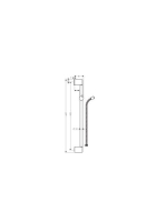 Hansgrohe Unica'Crometta zuhanyrúd 0,65m 27615000
