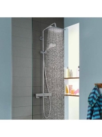 Hansgrohe Croma E zuhanyrendszer 280 1jet termosztáttal, EcoSmart, króm 27660000