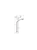 Hansgrohe Crometta 85 Multi/Unica'Crometta zuhanyszett 0,65m 27767000
