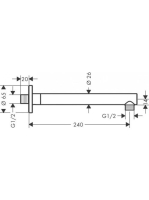 Hansgrohe Vernis Blend Zuhanykar 24 cm króm 27809000