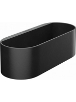 Hansgrohe WallStoris mély tárolókosár, matt fekete 27912670