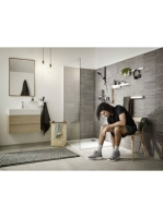 Hansgrohe WallStoris mély tárolókosár, matt fehér 27912700