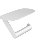 Hansgrohe WallStoris WC papír tartó, polccal matt fehér 27928700