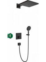 Hansgrohe Raindance E 300 Zuhanyrendszer 1 jet, ShowerSelect termosztáttal, matt fekete 27939670