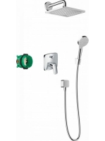 Hansgrohe Crometta E zuhanyrendszer 240, 1 jet, egykaros csapteleppel, króm 27957000