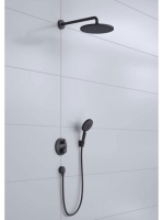 Hansgrohe Croma zuhanyrendszer 280 1 jet, Ecostat S, matt fekete 27961670