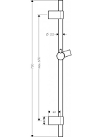 Hansgrohe Unica'S Puro Reno zuhanyrúd 0,72 m 28662000