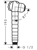 Hansgrohe Jocolino Gyerek kézizuhany Krokodil, 2 jet krokodil mintázat 28788570