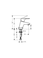 Hansgrohe Focus hidegvizes mosdócsaptelep 31130000