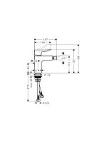 Hansgrohe Metris bidécsaptelep 31280000
