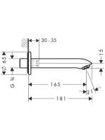 Hansgrohe Metris kádtöltő 31494000