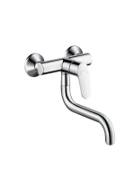 Hansgrohe Focus M41 mosogató csaptelep falra, króm 31825000