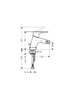 Hansgrohe Focus egykaros bidécsaptelep automata lefolygarnitúrával, króm 31920000