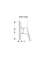 Hansgrohe Focus zuhanycsaptelep színkészlet 31967000