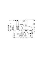 Hansgrohe Talis S kádcsaptelep 32420000