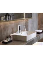 Hansgrohe 160 3-lyukú karos mosdócsaptelep króm, push-open lefolyóval 32515000