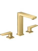 Hansgrohe Metropol 160 3-lyukú mosdócsaptelep polírozott arany hatású, push-open lefolyóval 32515990